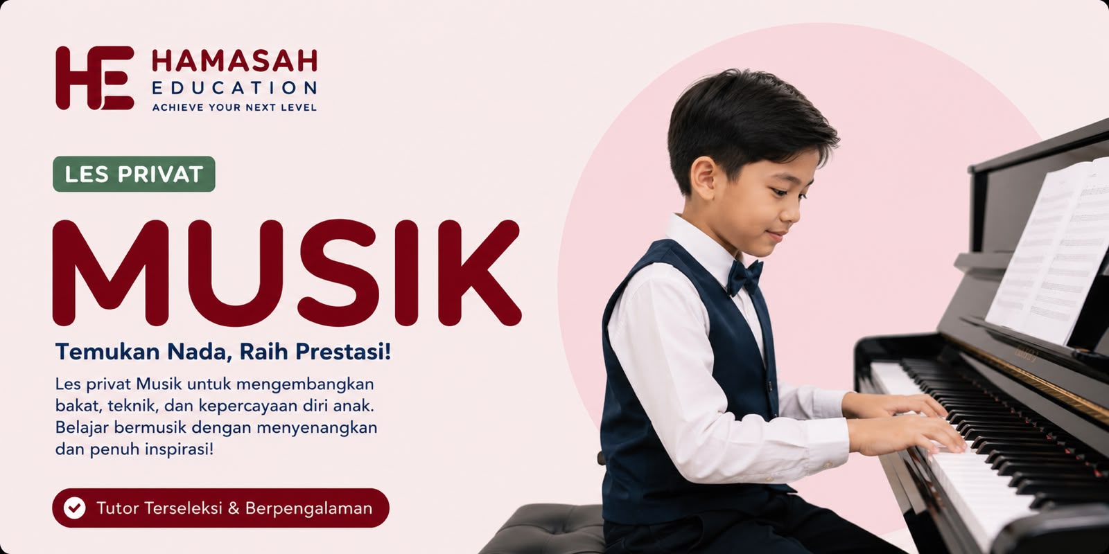 Les Privat musik piano gitar Surabaya