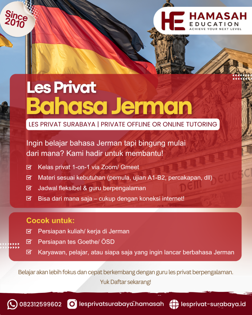 Les Privat Bahasa Jerman