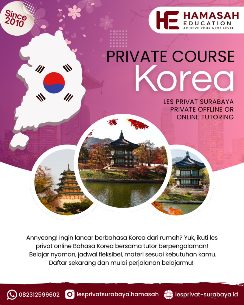 Les Privat Bahasa Korea Surabaya